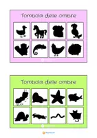 anteprima - Materiale di supporto/inclusione - La tombola delle ombre degli animali - Pagina 1
