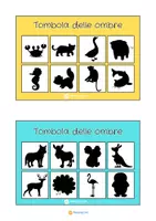 anteprima - Materiale di supporto/inclusione - La tombola delle ombre degli animali - Pagina 2