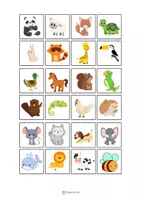 anteprima - Materiale di supporto/inclusione - La tombola delle ombre degli animali - Pagina 3