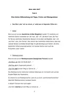 Vorschau - Arbeitsblätter - Das oder Dass - Teil II | Tipps & Tricks | Hilfestellung mit 100 Übungssätzen - Seite 1