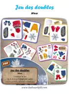 Aperçu - Apprentissages en autonomie - Jeu des doubles - Hiver - Page de couverture