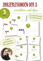 Vorschau - Stundenentwürfe - Zahlzerlegungen 3 verstehen und üben - Deckblatt