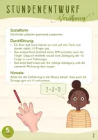 Vorschau - Stundenentwürfe - Zahlzerlegungen 5 verstehen und üben - Seite 2