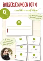 Vorschau - Stundenentwürfe - Zahlzerlegungen 0 verstehen und üben - Deckblatt