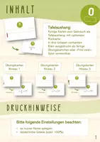 Vorschau - Stundenentwürfe - Zahlzerlegungen 0 verstehen und üben - Seite 1