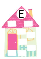 Vista previa - Tarjetas / Manipulativos - LAS CASITAS DE LAS VOCALES - página 2