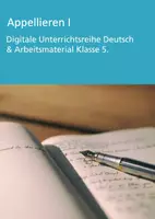 Vorschau - Stundenentwürfe - Appellieren I - Klasse 5 (Digitale Unterrichtsreihe Deutsch) - Deckblatt