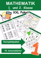 Vorschau - Arbeitsblätter - Mathematik Anfangsunterricht 1. Klasse - Zahleneinführung, Addition, Subtraktion - Deckblatt