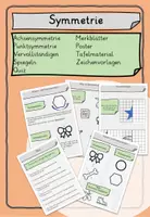 Vorschau - Stundenentwürfe - Geometrie Formen Figuren Körper Würfelnetze Symmetrie Klasse 1, 2, 3, 4 - Deckblatt