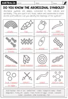 Vorschau - Arbeitsblätter - AUSTRALIA - Aboriginal Symbols (Worksheet) - Seite 2