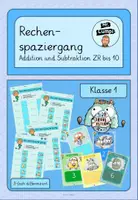 Vorschau - Arbeitsblätter - Materialpaket Rechenspaziergänge Ostern - Deckblatt