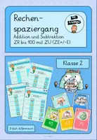 Vorschau - Arbeitsblätter - Materialpaket Rechenspaziergänge Klasse 2 - Deckblatt