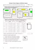 Vorschau - Arbeitsblätter - Längen & Flächen messen, aus: Fit in Mathe, Kl. 2/3 - Seite 2