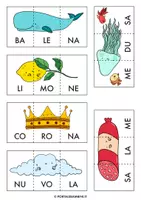anteprima - Esercizi - Puzzle delle Sillabe 1 | Gioco didattico - Pagina 3