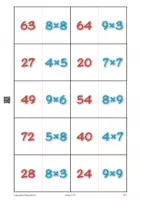 Vorschau - Spiele - Mathematik: Domino-Spiel - Kleines Einmaleins - Seite 2