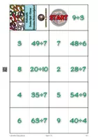 Vorschau - Spiele - Mathematik: Domino-Spiel - Kleines Einmaleins (Umkehraufgaben) - Seite 1