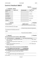 Vorschau - Arbeitsblätter - Learner's Feedback - Business in Context 2 - Unit 2 - Deckblatt