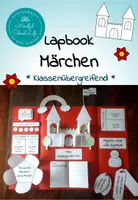 Vorschau - Mal- und Bastelvorlagen - Lapbook Märchen - Deckblatt