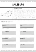 Vorschau - Arbeitsblätter - Bundesländer (Ö) - Salzburg (Arbeitsblatt + Lösung) - Seite 1