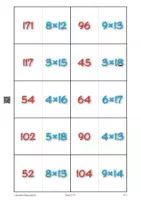 Vorschau - Spiele - Mathematik: Domino Spiel - Großes Einmaleins (1-10) - Seite 2