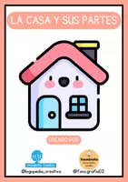 Vista previa - Tarjetas / Manipulativos - La casa y sus partes (junto a @logopedia_creativa) - página 1