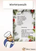 Vorschau - Poster - Weihnachtlicher Winterpunsch - Rezept - Deckblatt