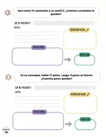 Vista previa - Hojas de trabajo - 30 Problemas: restas - página 1