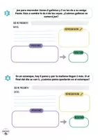 Vista previa - Hojas de trabajo - 30 Problemas: sumas y restas - página 2