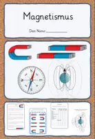 Vorschau - Stundenentwürfe - Magnetismus Magnetfeld Magnet Experimente Klasse 2, 3, 4 - Deckblatt