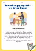 Vorschau - Arbeitsblätter - Bewerbungsgespräch - Bingo - Seite 1