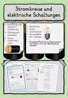 Vorschau - Stundenentwürfe - Materialpaket Technik Strom, Magnetismus, Metall, Temperatur Klasse 2,3,4 - Deckblatt