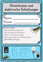 Vorschau - Stundenentwürfe - Stromkreis und elektrische Schaltungen Klasse 2, 3, 4, 5 - Seite 1