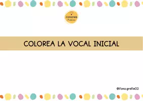 Vista previa - Hojas de trabajo - Pack Vocales - página 3