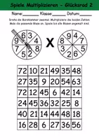 Vorschau - Arbeitsblätter - 1x1 Spiele Multiplikation - Mathematik - Seite 3