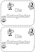 Vorschau - Arbeitsblätter - Übungsheft Satzglieder (Umstellprobe, Subjekt, Prädikat) - Seite 1