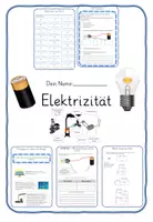 Vorschau - Stundenentwürfe - Strom - Elektrizität, Stromkreis, Schaltkreise, Leiter Klasse 2,3,4 - Seite 1