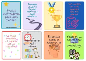 Vista previa - Refuerzo / NEE / Materiales de apoyo - TARJETAS MOTIVADORAS PARA MEJORAR LA AUTOESTIMA. - página 1