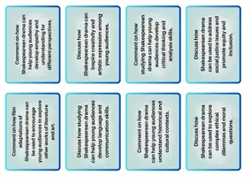 Vorschau - Aufgabenkarten - Shakespeare in the English Classroom - Discussion Prompts / Diskussionsthemen - Seite 3