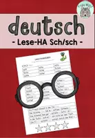 Vorschau - Arbeitsblätter - Lese-Hausaufgabe Sch/sch (passend zu TINTO) - Deckblatt