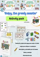 Vista previa - Unidades / Secuencias / Situaciones de Aprendizaje - "Gulpy, the greedy monster.SCHOOL Activity pack - Portada