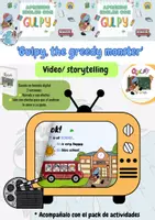 Vista previa - Recursos multimedia - Storytelling: Gulpy, the greedy monster.SCHOOL - Portada