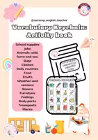 Vorschau - Klassenarbeiten - MEIN BILDSCHLÜSSELANHÄNGER (Wortschatz) ACTIVITY - Seite 1
