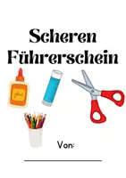 Vorschau - Arbeitsblätter - XXL Paket - Scherenführerschein Feinmotorik 1, Klasse Führerschein Schere - Seite 3