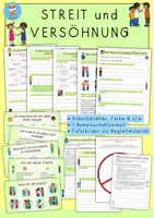 Vorschau - Unterrichtsreihen - Streit und Versöhnung, Ethik, Religion, ab Klasse 1 - Deckblatt