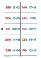 Vorschau - Spiele - Mathematik: Domino - Spiel - Großes Einmaleins (11-20) - Seite 2