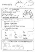 Vorschau - Arbeitsblätter - Tägliches Lesetraining Buchstabe St/st - Seite 1