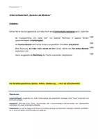 Vorschau - Klassenarbeiten - Deutschklausur 11 Kommunikation – Ein netter Kerl - Deckblatt