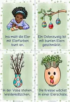 Vorschau - Arbeitsblätter - Schreibspaziergang Wimmelbild Ostern 3/4 - Seite 1