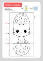 anteprima - Materiale per pittura e bricolage - Lavoretto di Pasqua per bambini - Uova a sorpresa - Pagina 3