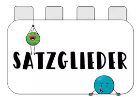 Vorschau - Poster - Satzglieder (SPO) - Merkposter / Tafelkarten - Deckblatt